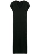 Toteme V-neck Midi Dress - Black