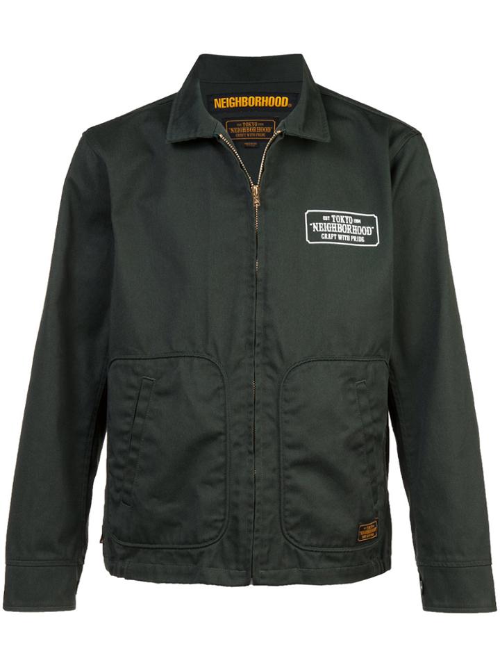 Neighborhood Zipped Bomber Jacket - Green