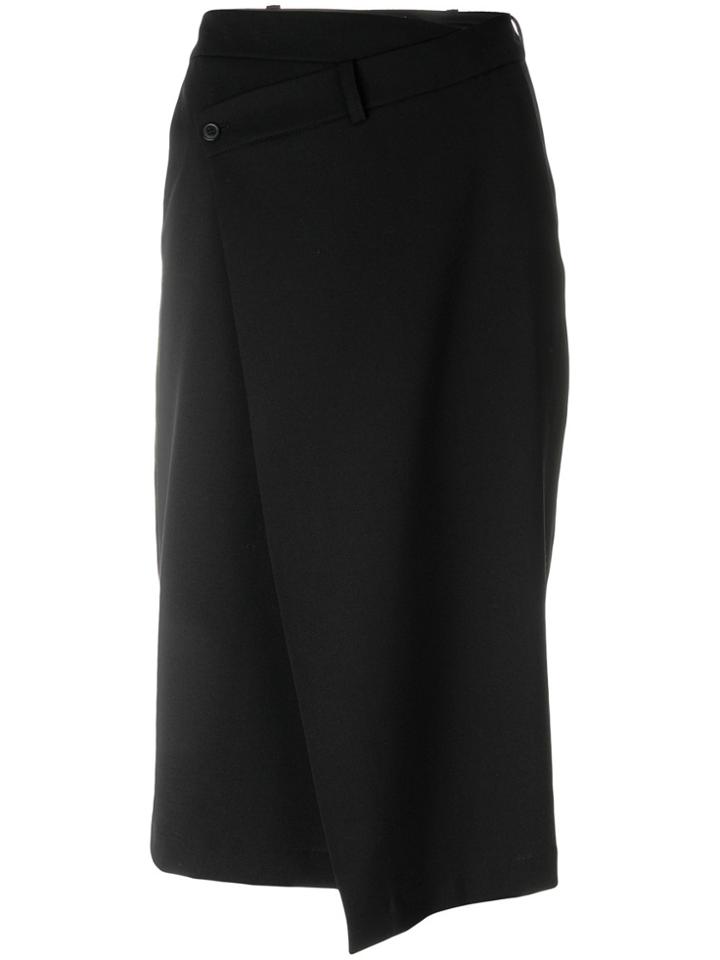 A.f.vandevorst Asymmetric Suit Skirt - Black