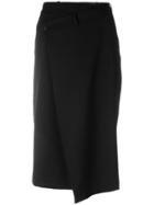 A.f.vandevorst Asymmetric Suit Skirt - Black