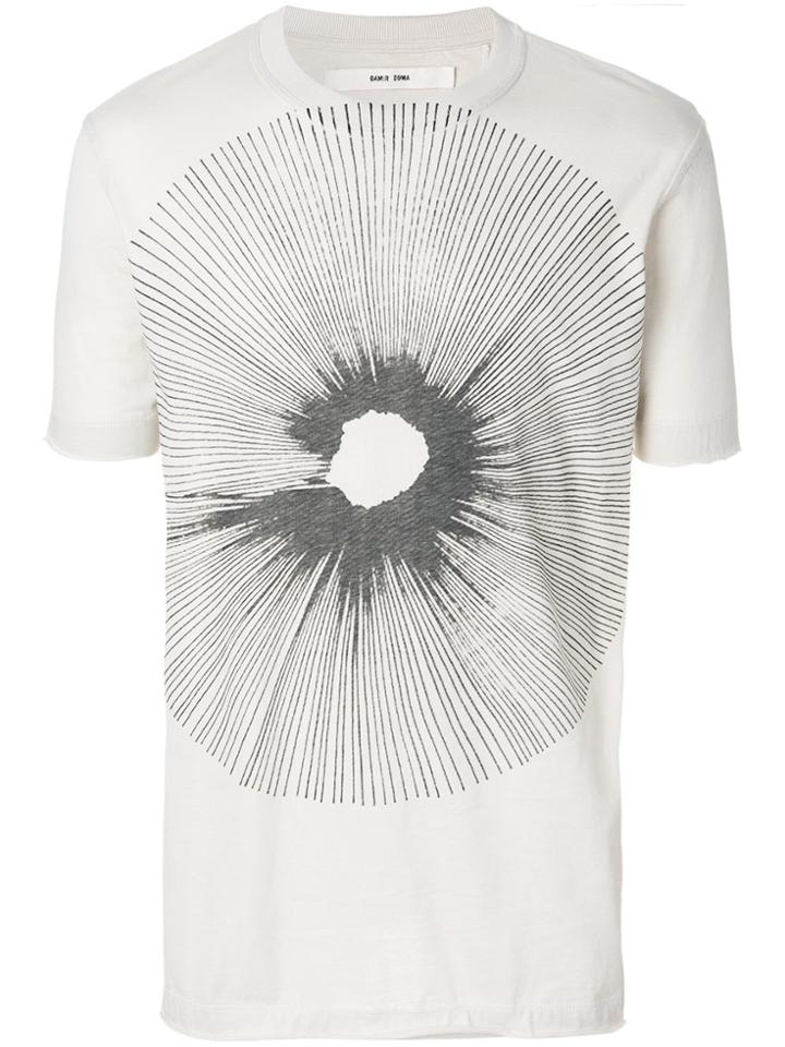 Damir Doma Graphic Print T-shirt - Nude & Neutrals