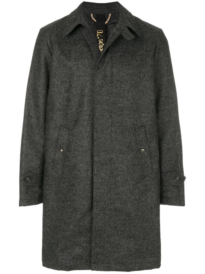 Equipe '70 Concealed Fastening Coat - Grey