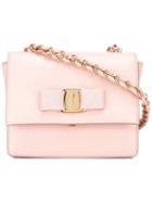 Salvatore Ferragamo Bow Detail Crossbody Bag, Women's, Pink/purple