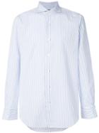 Finamore 1925 Napoli Classic Striped Shirt - White