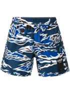 Versus Printed Swim Shorts - Blue