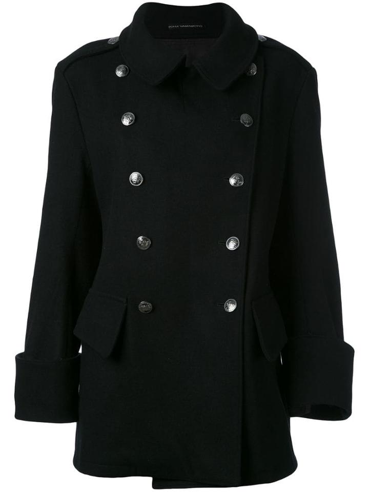 Yohji Yamamoto Pre-owned Double-breasted Coat - Black
