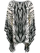 Cavalli Class Printed Kaftan - Black