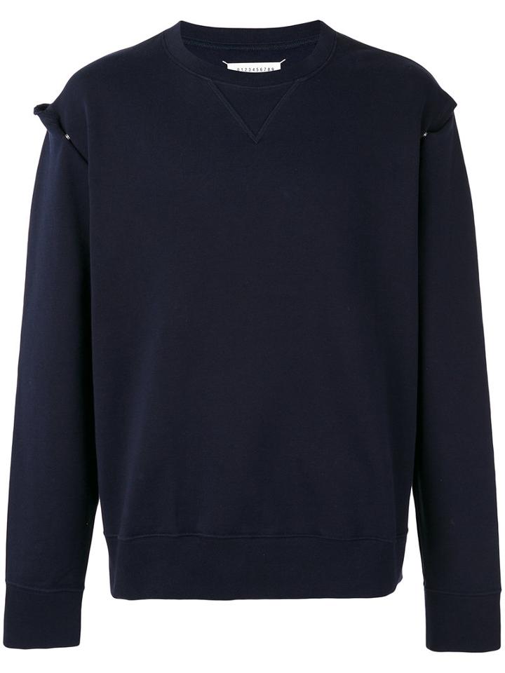 Maison Margiela - Oversize Sweatshirt - Men - Cotton - 50, Blue, Cotton