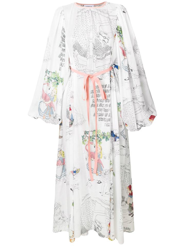Scrambled Ego Fairy Les Dress - White