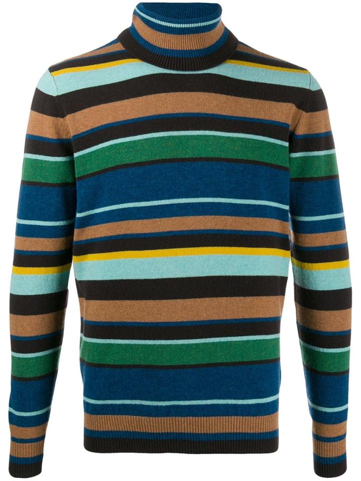 Altea Striped Knit Jumper - Blue