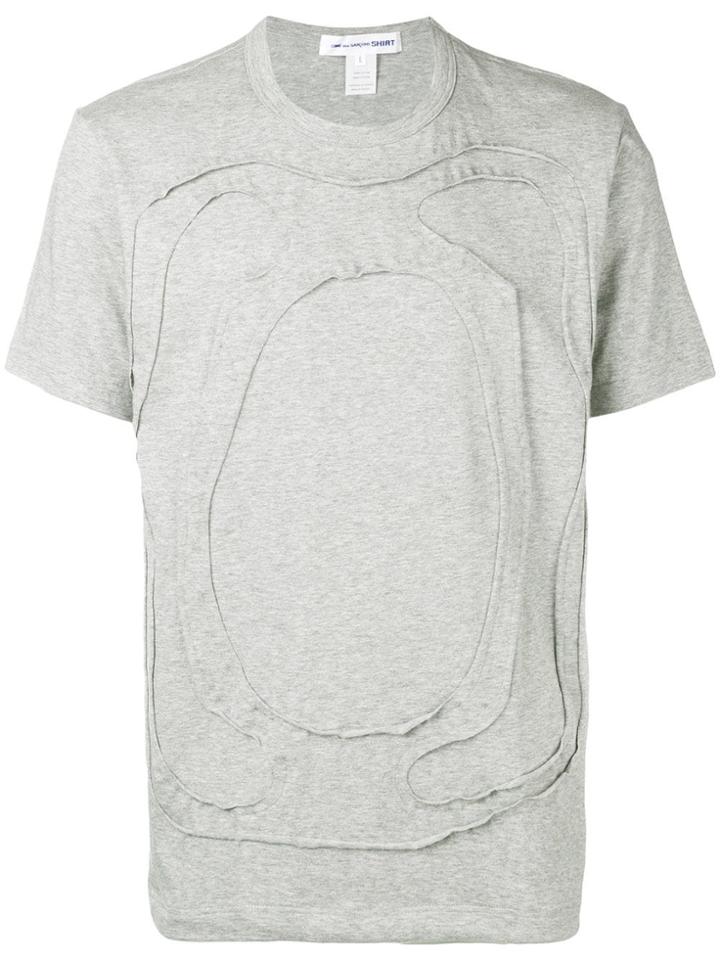 Comme Des Garçons Shirt Cut-out T-shirt - Grey