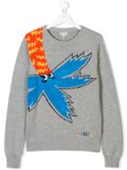 Kenzo Kids Teen Jungle Knit Sweater - Grey