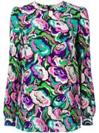 Emilio Pucci Abstract Floral Longsleeved Blouse - Multicolour