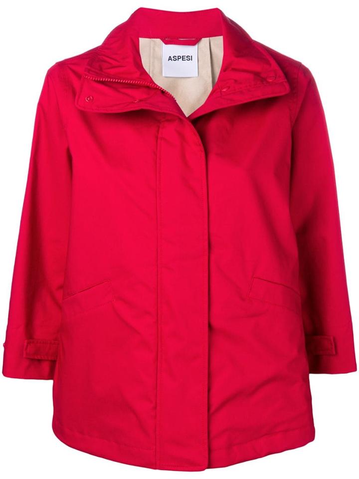 Aspesi Boxy Fit Jacket - Red