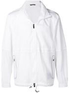 Z Zegna Short Wind Breaker - White