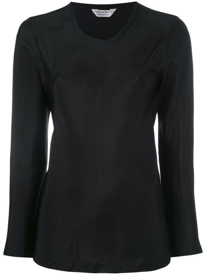 Comme Des Garçons Vintage Round Neck Top - Black