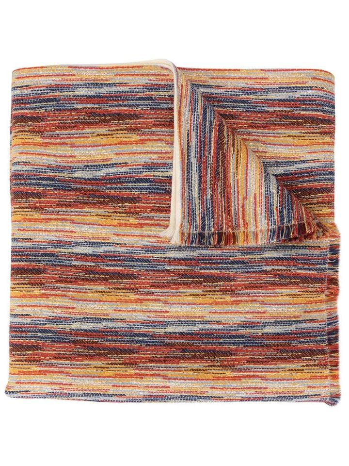 Missoni Vertical Stripe Scarf - Brown