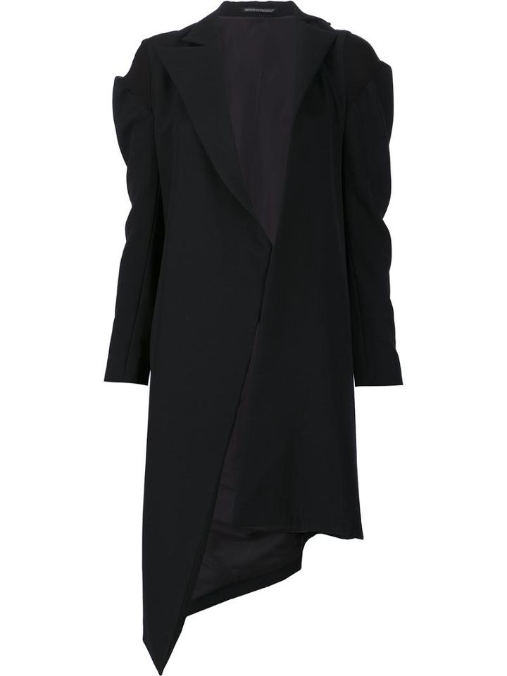 Yohji Yamamoto 'runaway' Jacket, Women's, Size: 2, Black, Acrylic/polyurethane/cupro/wool