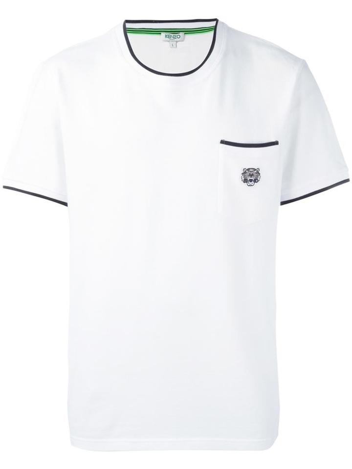 Kenzo 'mini Tiger' T-shirt, Men's, Size: Medium, White, Cotton