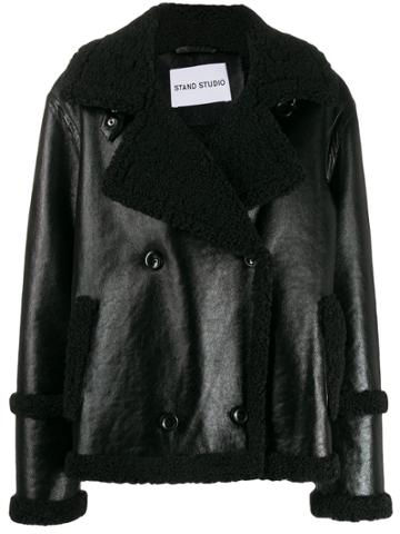 Stand Studio Aviator Jacket - Black
