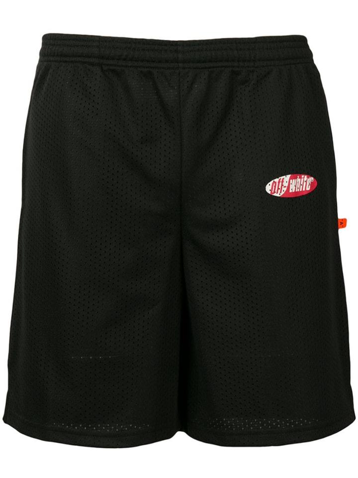 Off-white Mesh Shorts - Black