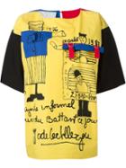 Jc De Castelbajac Vintage Printed Tunic, Women's, Size: Medium/large, Yellow/orange