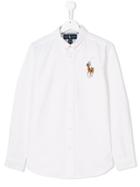 Ralph Lauren Kids Logo Embroidered Shirt - White