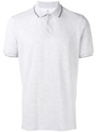 Brunello Cucinelli - Striped Trim Polo Shirt - Men - Cotton - Xxl, Grey, Cotton