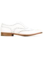 Church S Burwood Brogues, Women's, Size: 40, White, Calf Leather/leather