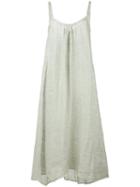 Forte Forte - A-line Maxi Dress - Women - Linen/flax/cupro - Ii, Green, Linen/flax/cupro