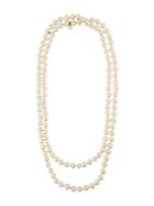 Chanel Vintage Faux Pearl Sautoir Necklace, Women's, White
