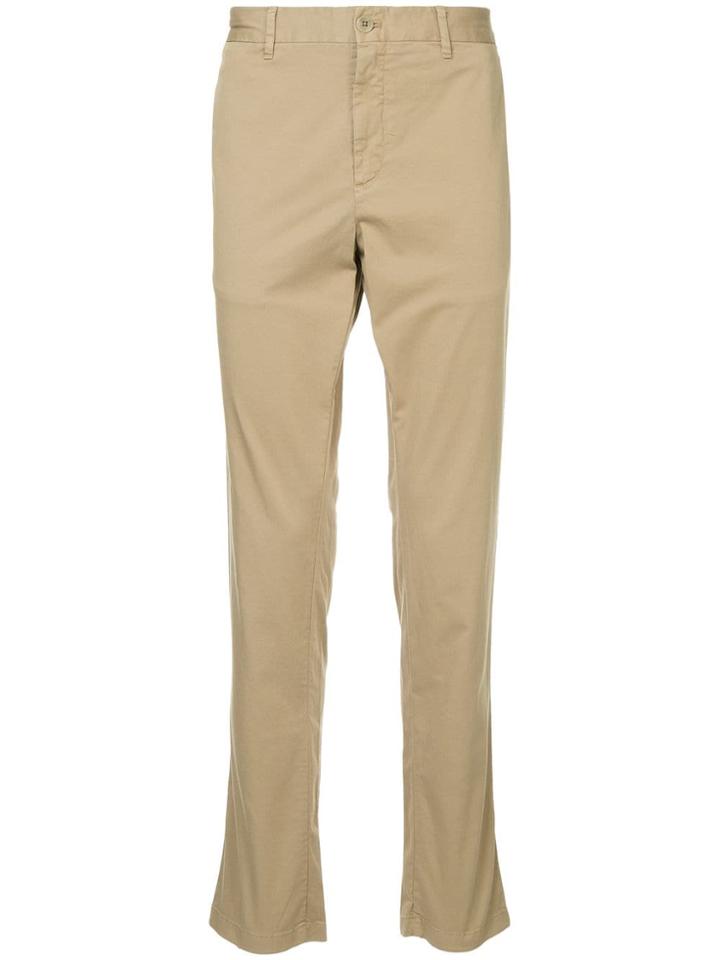 Norse Projects Aros Light Stretch Chino Trousers - Brown