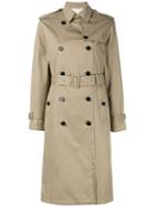 Valentino 'rockstud' Trench Coat, Women's, Size: 38, Nude/neutrals, Polyester/cotton/linen/flax/silk