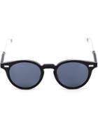 Thom Browne Round Frame Sunglasses, Men's, Black, Acetate/metal Other