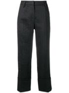 Brunello Cucinelli Crop Length Trousers - Black