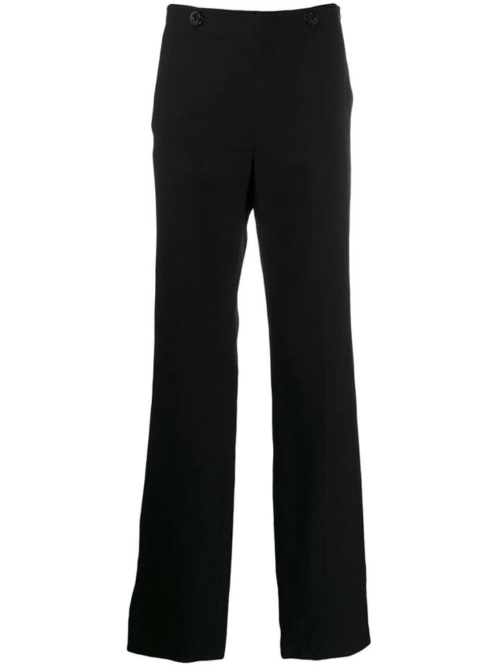 Stella Mccartney Button Front Trousers - Black