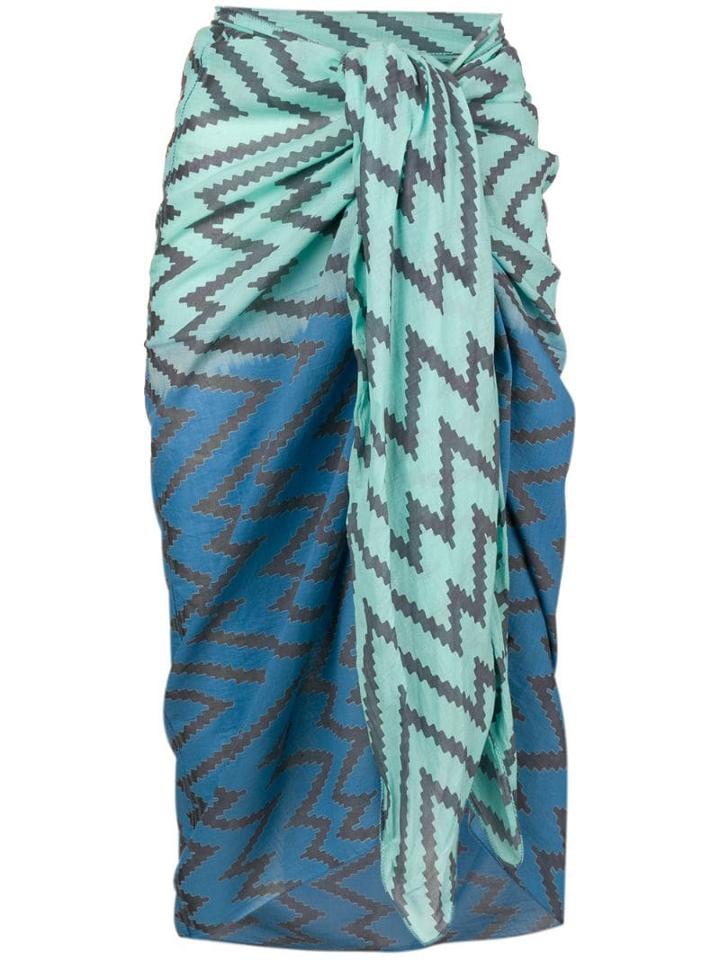 Tara Matthews Murtoli Zig-zag Pareo - Blue