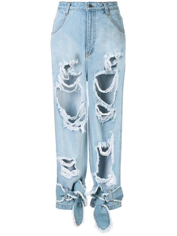 Pony Stone Marcus Destroyed Jeans - Blue