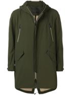 Herno Hooded Coat - Green