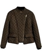 Burberry Diamond Quilted Jacket - Green