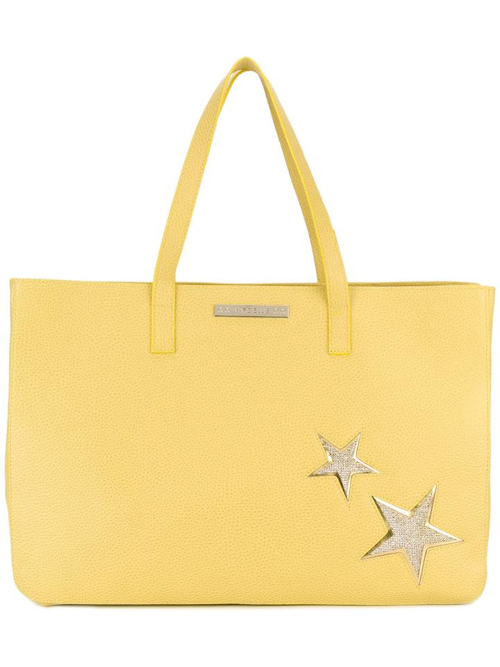 Marc Ellis - Large Star Tote - Women - Leather - One Size, Yellow/orange, Leather
