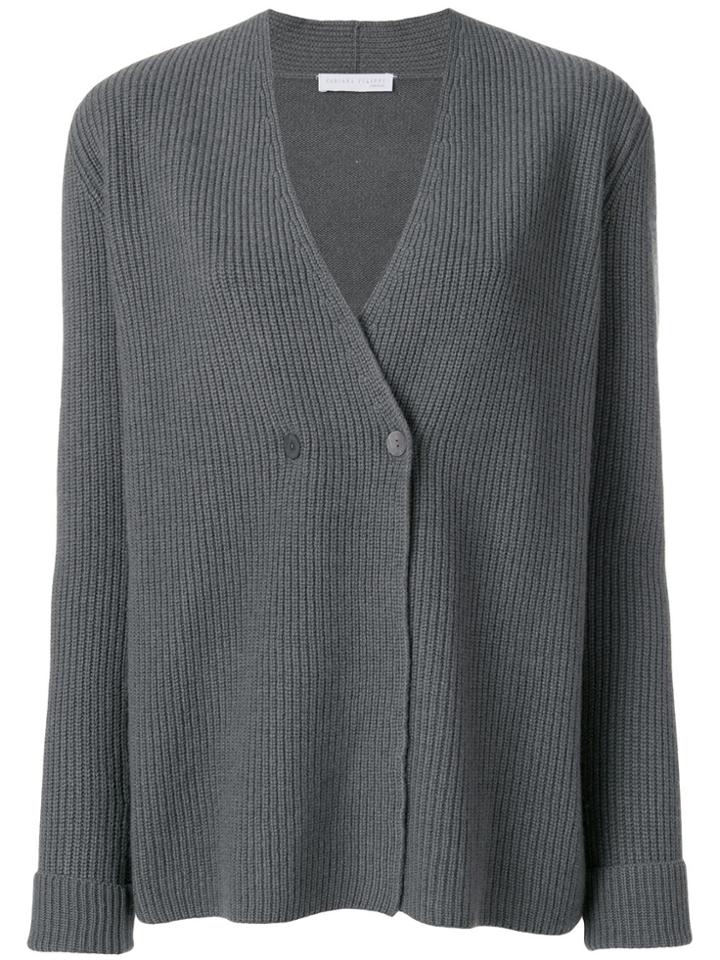 Fabiana Filippi Knit Wrap Cardigan - Grey
