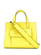Casadei Classic Top-handle Tote - Yellow