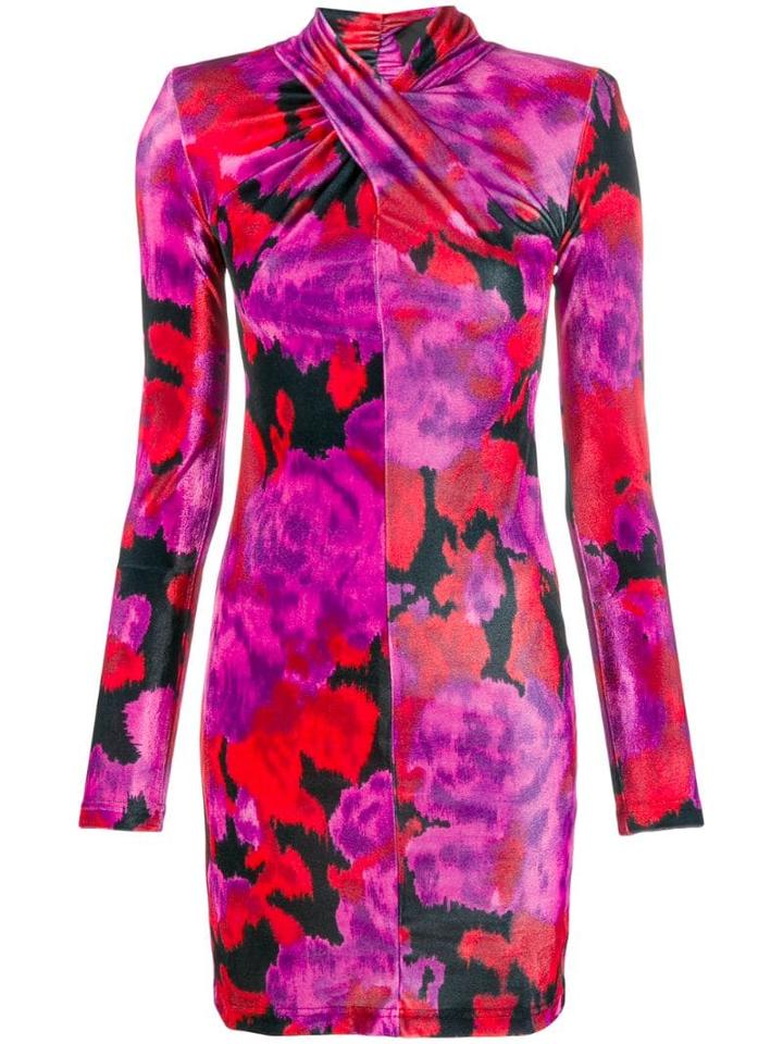 Richard Quinn Richard Quinn - Woman - Dress Ls Velvet - Pink