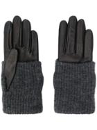 Filippa-k Short Wool Ribbed Gloves - Black