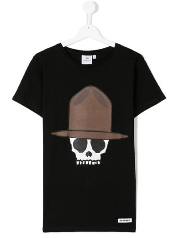 Les (art)ists Kids Skull Skate T-shirt - Black
