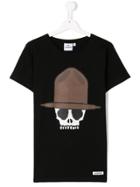 Les (art)ists Kids Skull Skate T-shirt - Black