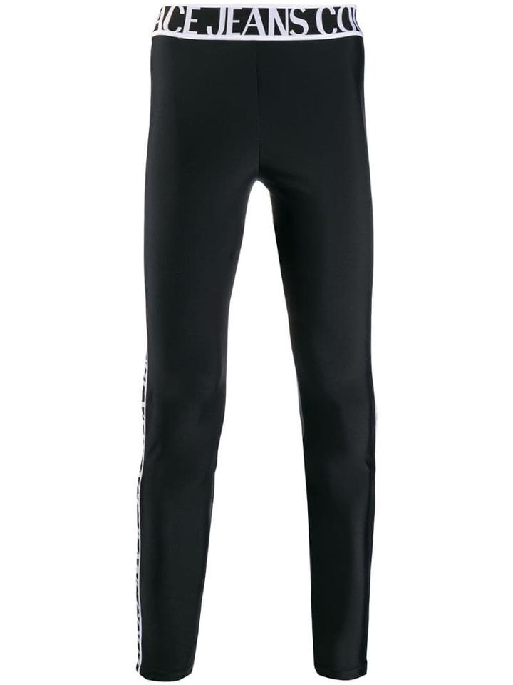 Versace Jeans Couture Logo Leggings - Black