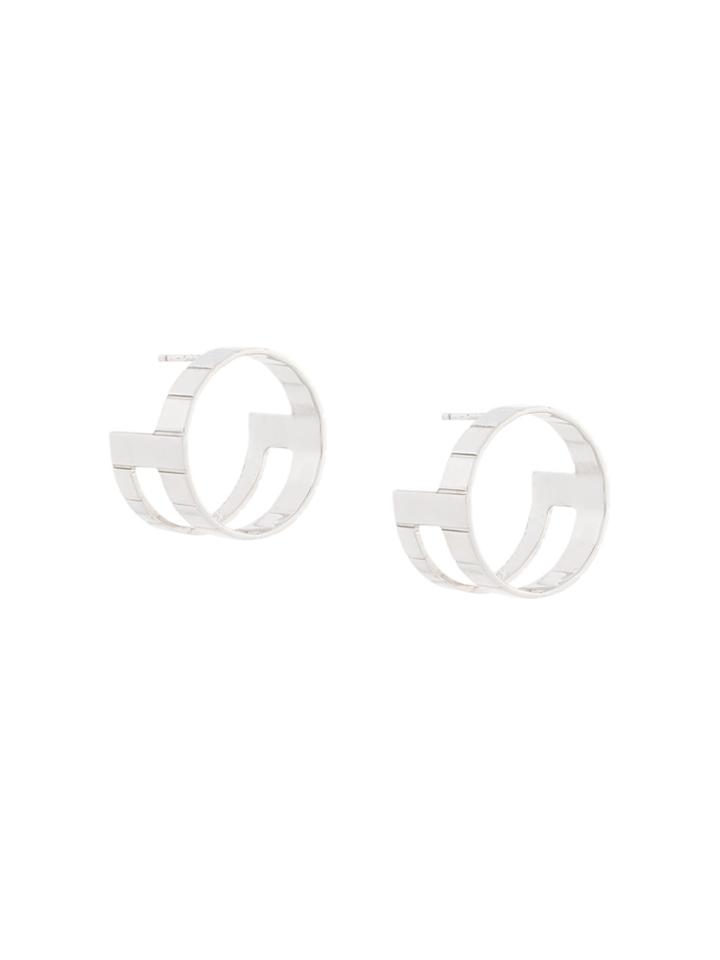 I.v.i. 'dalhia' Slot Earrings - Metallic