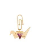 Aurelie Bidermann Origami Sapphire And Diamond Charm Pendant -